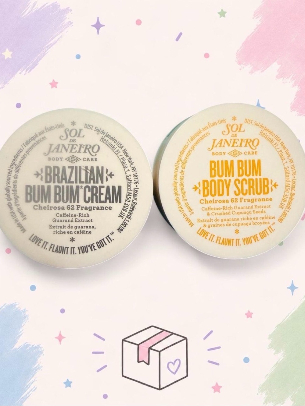 Sol de Janeiro Brazilian Bum Bum Cream & Bum Bum Body Scrub - Cheirosa 62 (Set)